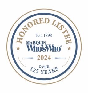 Marquis Who's Who Honored Listee Badge